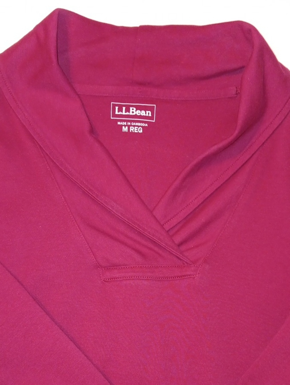 L.L. Bean Women’s V-Neck Sweater - Burgundy